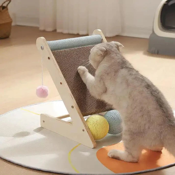 Wir präsentieren PremiumScratcher™ – das interaktive Kratzspielzeug für Katzen!