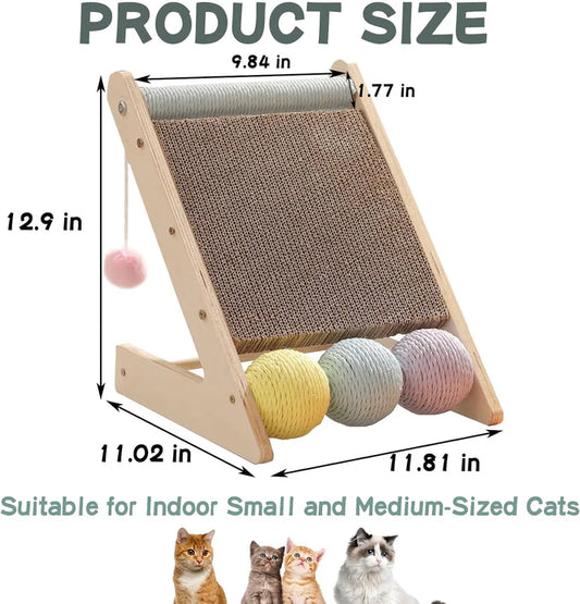 Wir präsentieren PremiumScratcher™ – das interaktive Kratzspielzeug für Katzen!