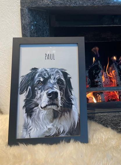Personalisiertes Haustier Portrait