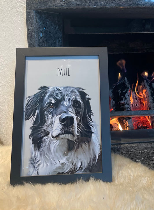 Personalisiertes Haustier Portrait