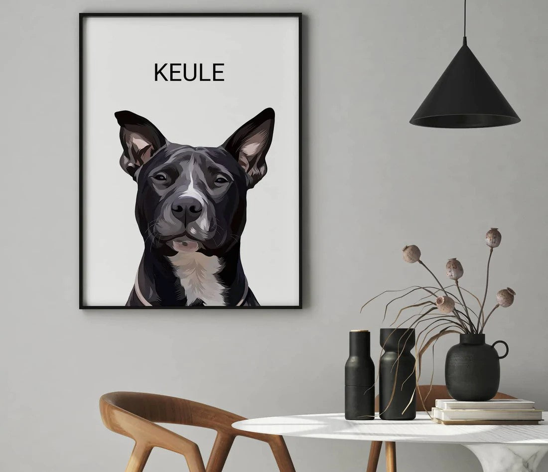 Personalisiertes Haustier Portrait